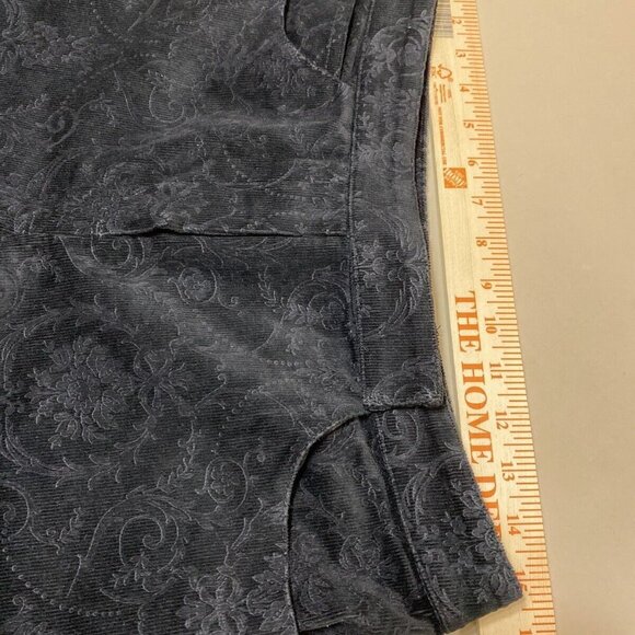 St. John Sport by Marie Gray Fashion Fit Black‎ Corduroy Pants Size 8 Wide Leg - Picture 7 of 12